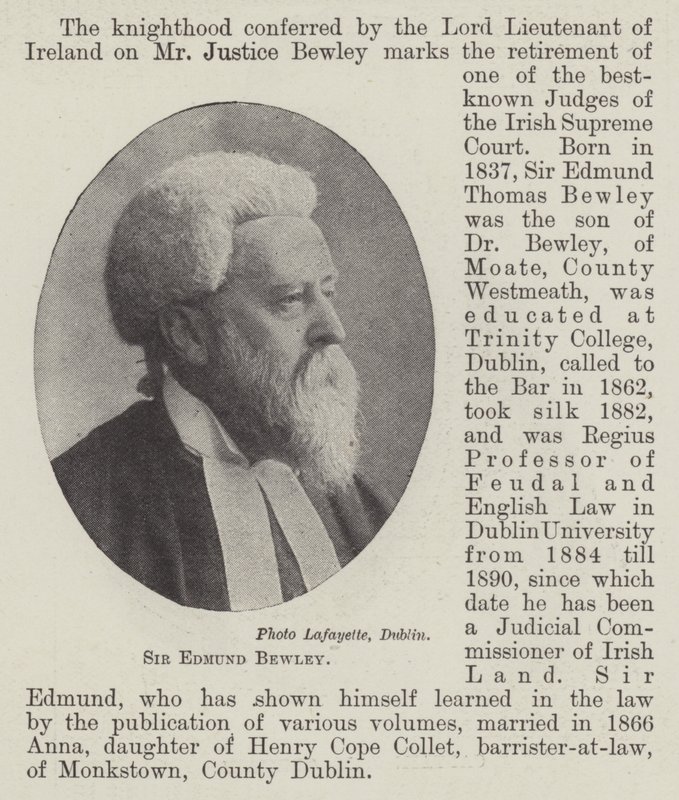 Sir Edmund Bewley de English Photographer