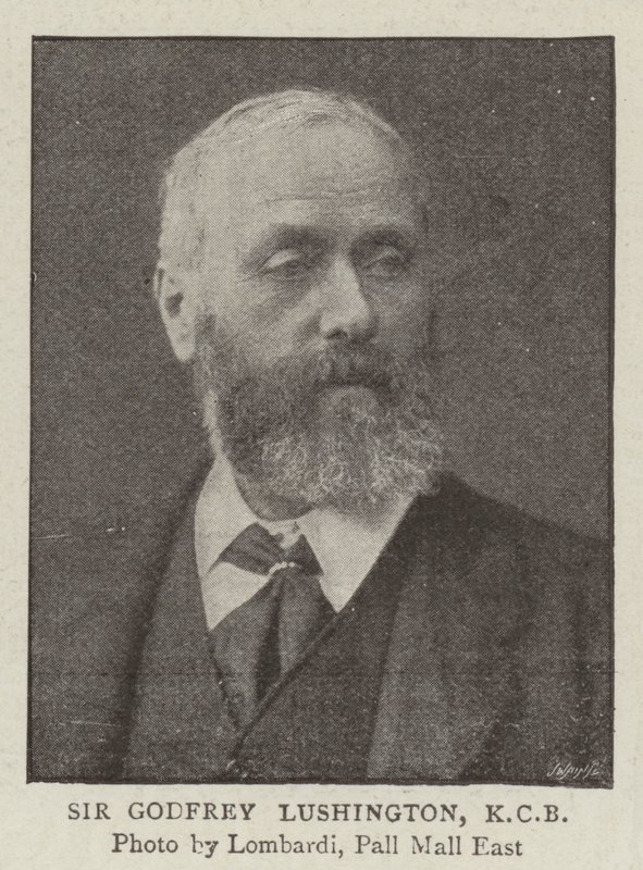 Sir Godfrey Lushington, KCB de English Photographer