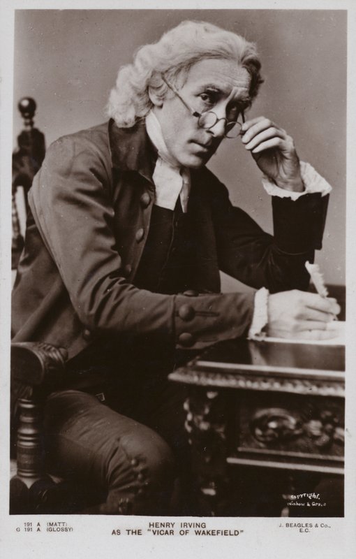 Sir Henry Irving, ator de teatro inglês de English Photographer