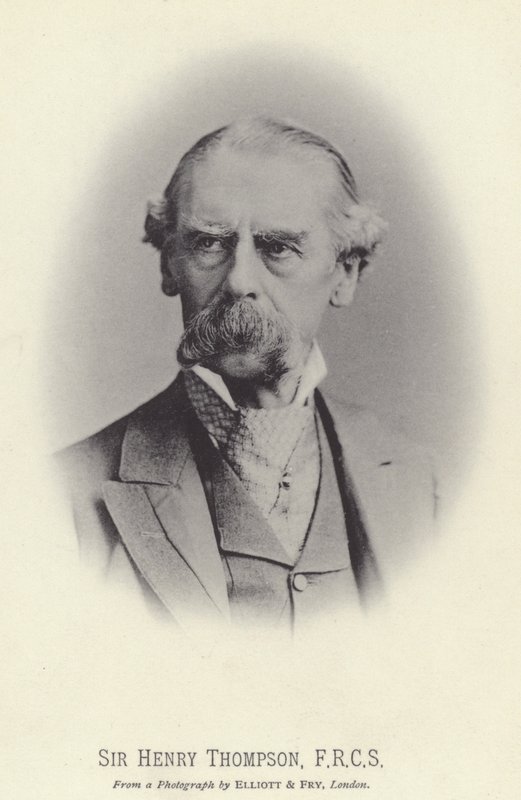 Sir Henry Thompson, FRCS (fotografia a preto e branco) de English Photographer
