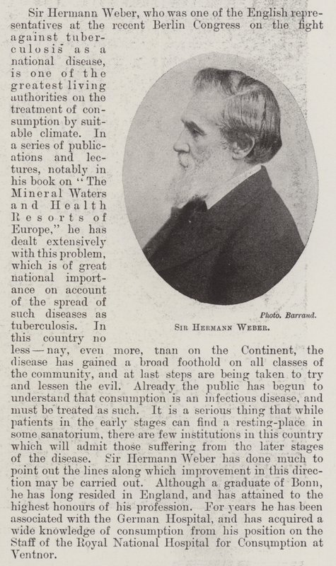 Sir Hermann Weber de English Photographer