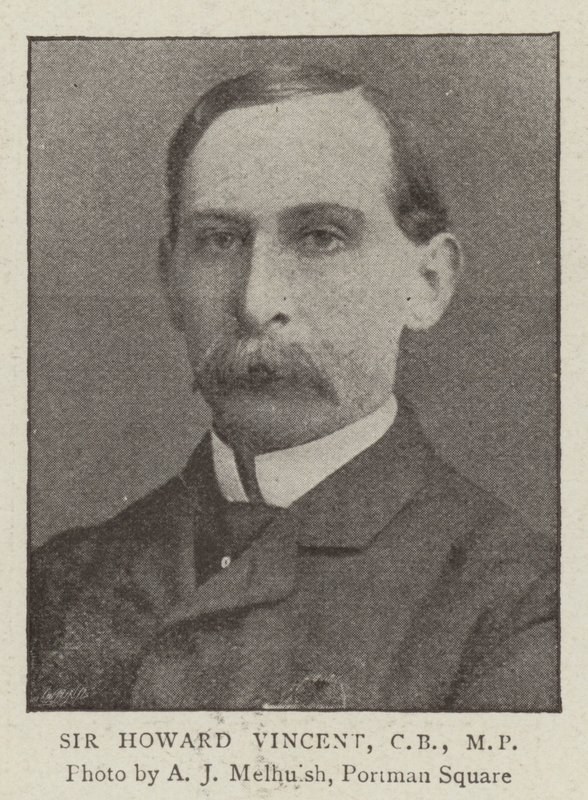 Sir Howard Vincent, CB, MP de English Photographer