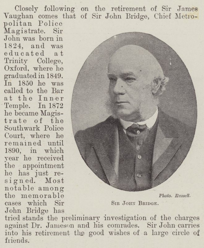 Sir John Bridge de English Photographer