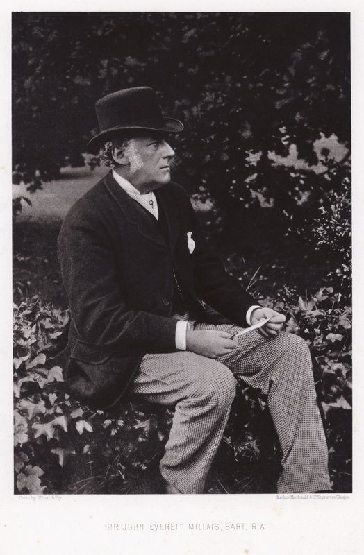 Sir John Everett Millais, artista inglês de English Photographer