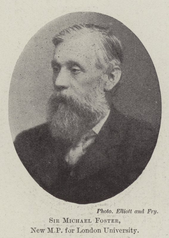 Sir Michael Foster, novo parlamentar da Universidade de Londres de English Photographer