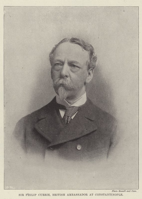 Sir Philip Currie, embaixador britânico em Constantinopla de English Photographer