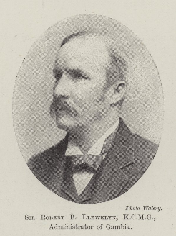 Sir Robert B Llewelyn, KCMG, Administrador da Gâmbia de English Photographer