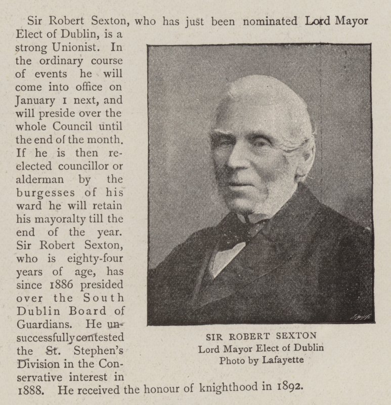 Sir Robert Sexton de English Photographer