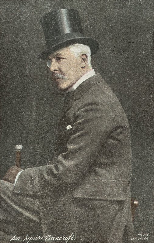 Sir Squire Bancroft (fotografia a cores) de English Photographer