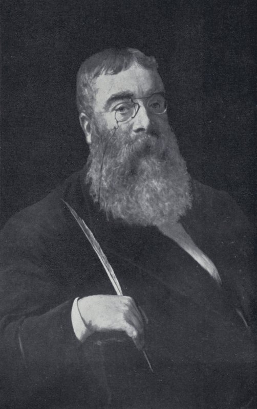 Sir Walter Besant (foto a p/b) de English Photographer