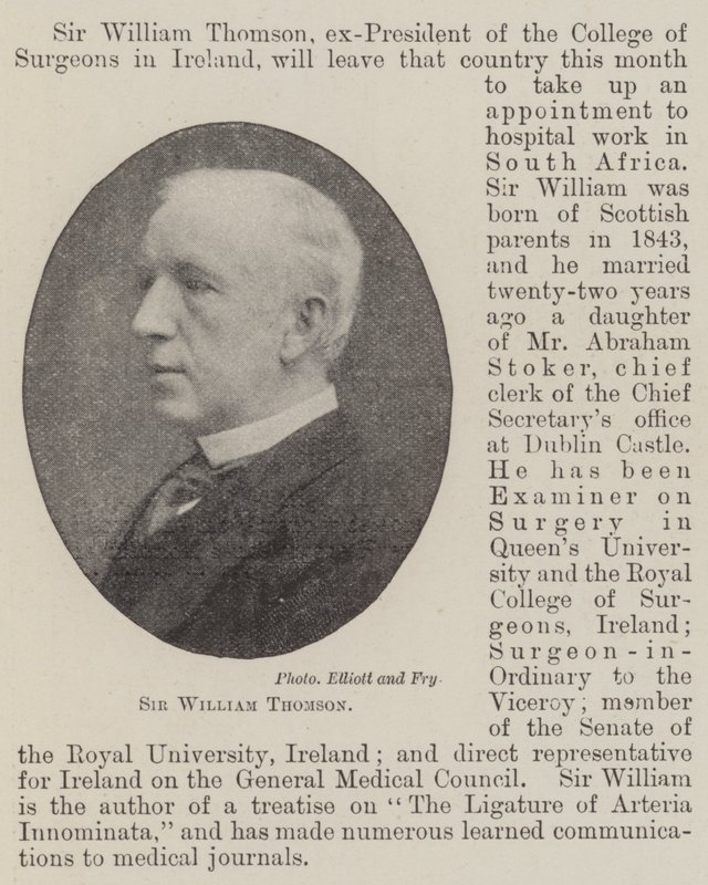Sir William Thomson de English Photographer