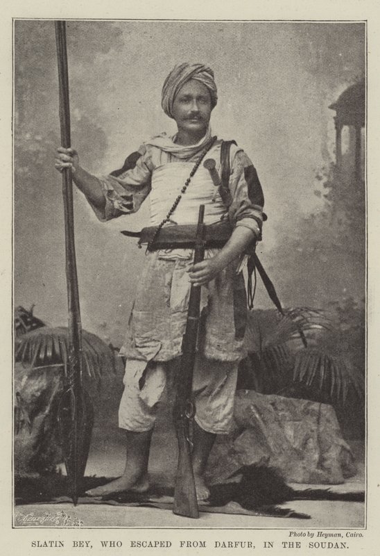 Slatin Bey, que escapou de Darfur, no Sudão de English Photographer