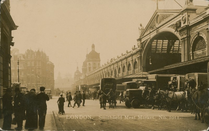 Smithfield Meat Market, em Londres de English Photographer