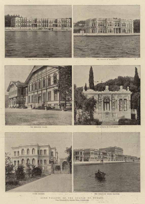 Alguns Palácios do Sultão da Turquia de English Photographer