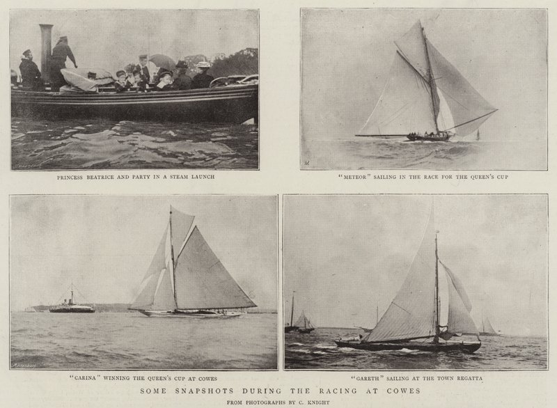 Algumas fotos durante o Racing at Cowes de English Photographer