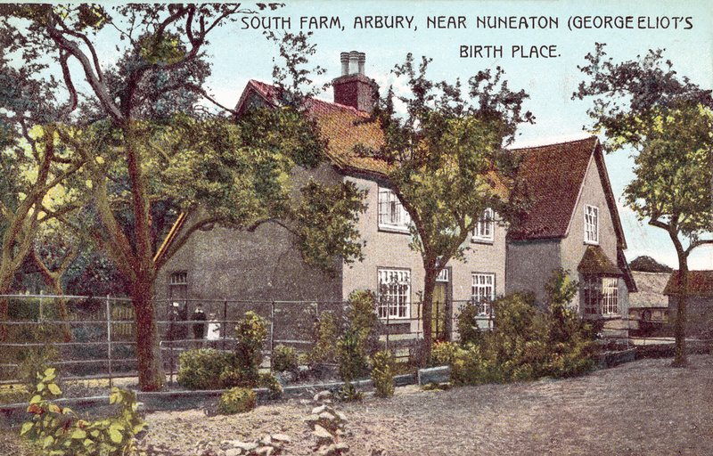 South Farm, Arbury, perto de Nuneaton, Berço de George Eliot (foto colorida) de English Photographer
