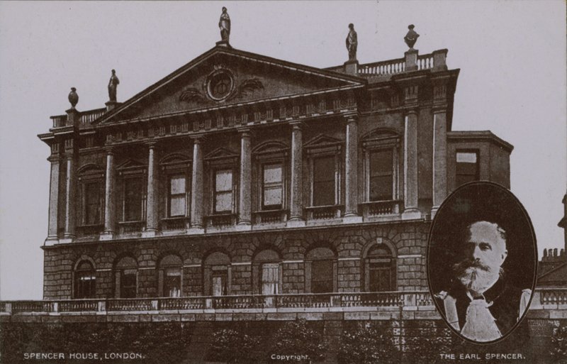 Spencer House, Londres com (inserir) The Earl Spencer de English Photographer