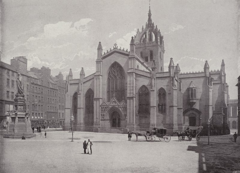 Igreja St Giles, Edimburgo de English Photographer