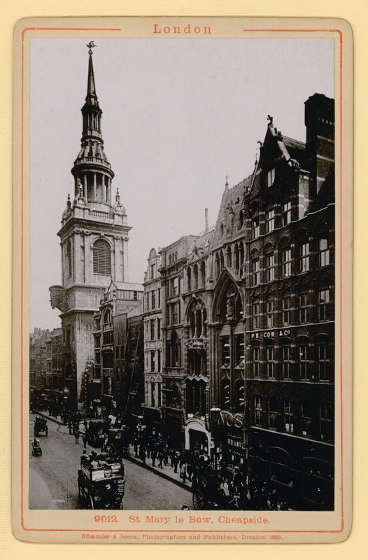 St Mary le Bow, Cheapside, Londres de English Photographer