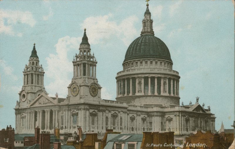 St Pauls Cathedral, em Londres de English Photographer