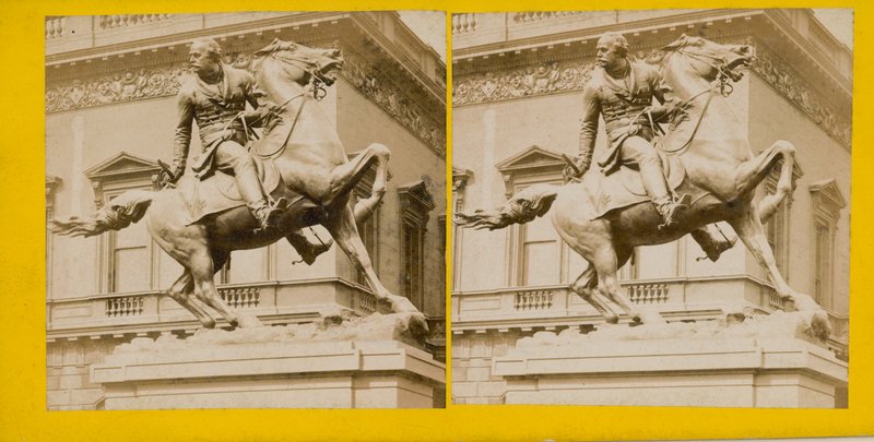 Estátua do General Sir James Outram, para Calcutá, agora em Waterloo Place, por JH Foley, RA de English Photographer