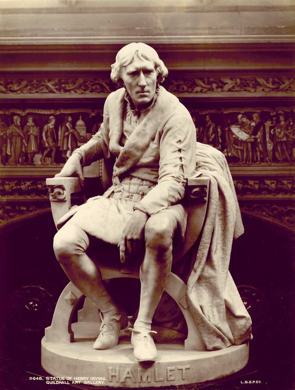 Estátua de Henry Irving de English Photographer