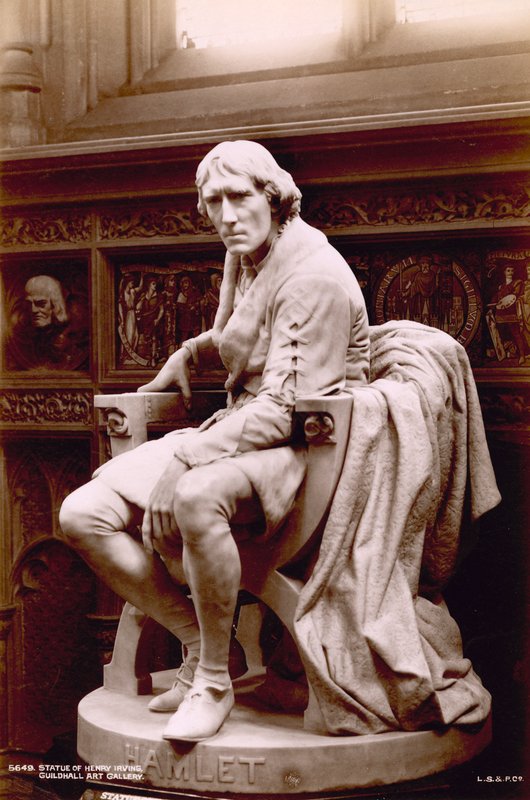 Estátua de Henry Irving de English Photographer