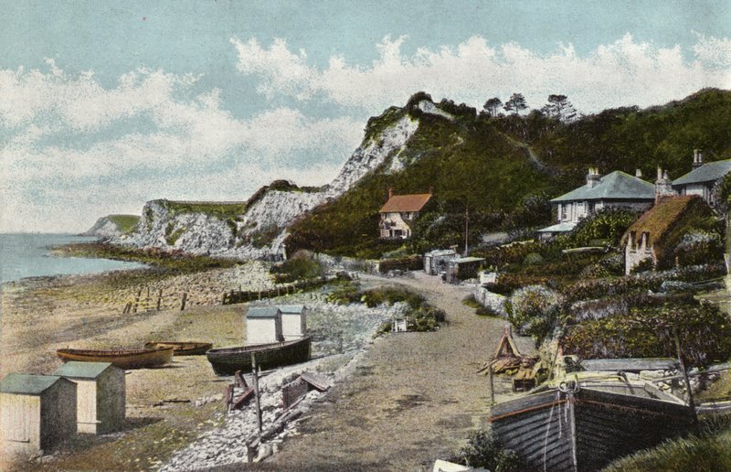 Steephill Cove, perto de Ventnor de English Photographer