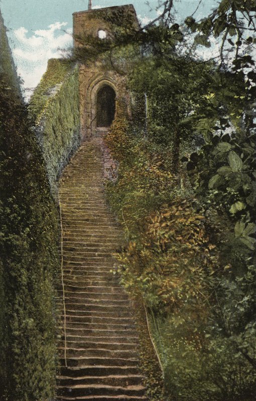 Passos para a Fortaleza, Castelo de Carisbrooke de English Photographer