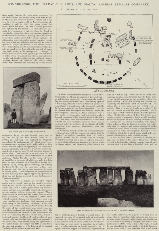 Stonehenge, Ilhas Baleares e Malta, templos antigos comparados de English Photographer