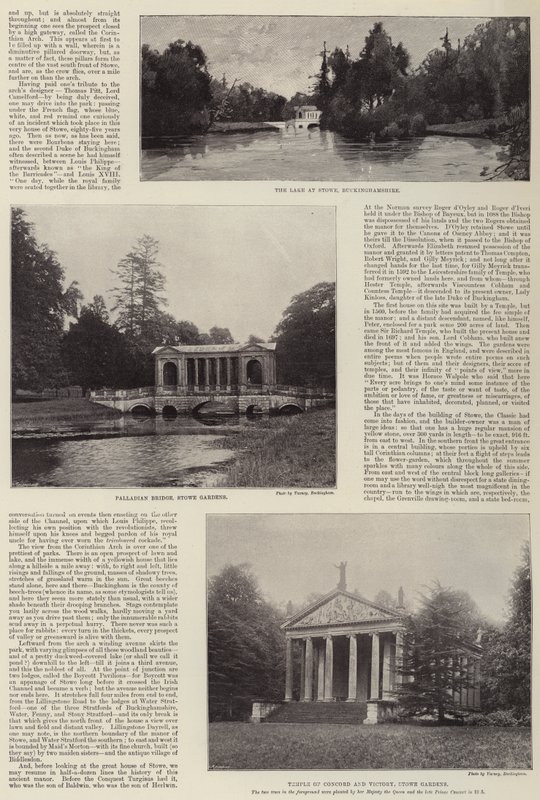 Stowe House em Buckinghamshire de English Photographer
