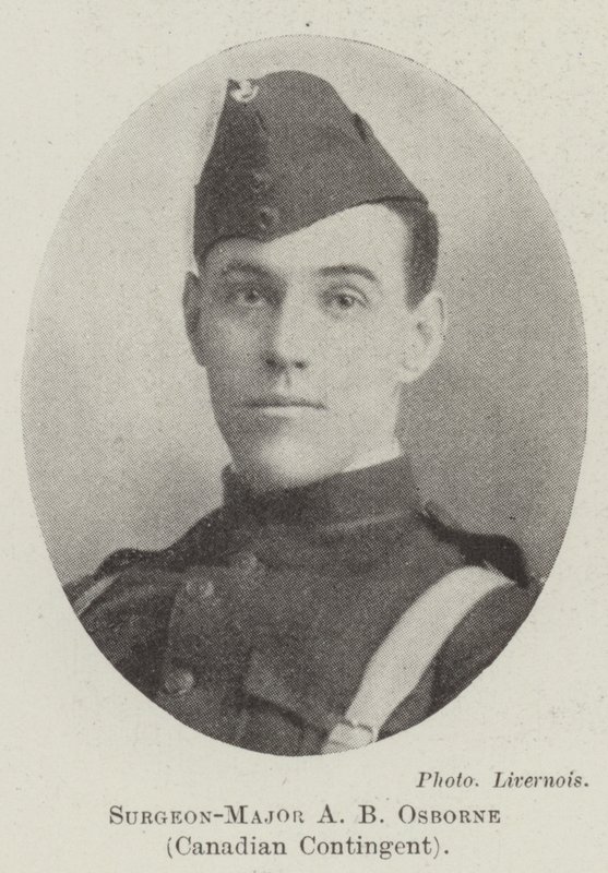 Cirurgião-Major AB Osborne, Contingente Canadense de English Photographer