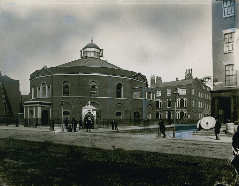 Surrey Chapel, Blackfriars Road, Southwark (Capela de Rowland Hills) de English Photographer