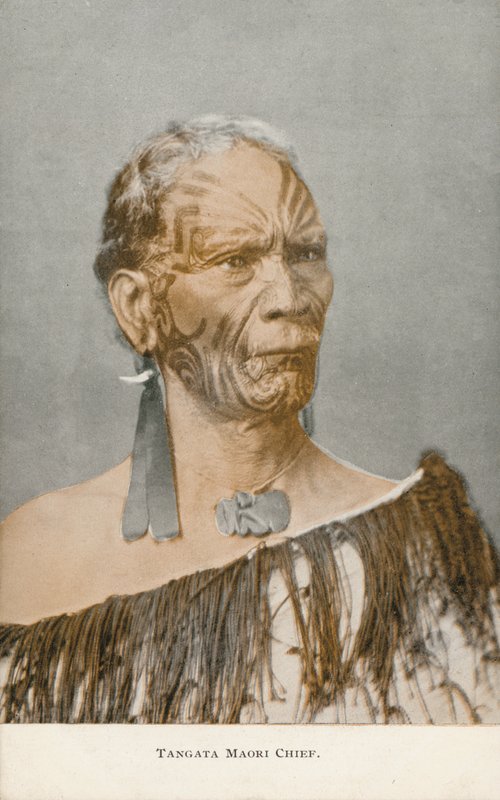Chefe maori Tangata (foto) de English Photographer