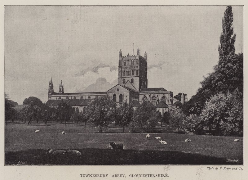 Abadia de Tewkesbury, Gloucestershire de English Photographer