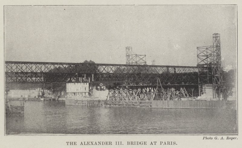 A, alexander iii, ponte, em, paris de English Photographer