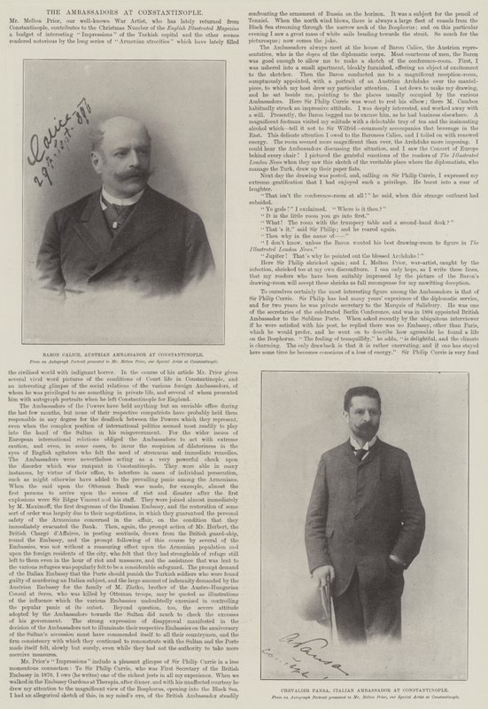 Os embaixadores em Constantinopla de English Photographer