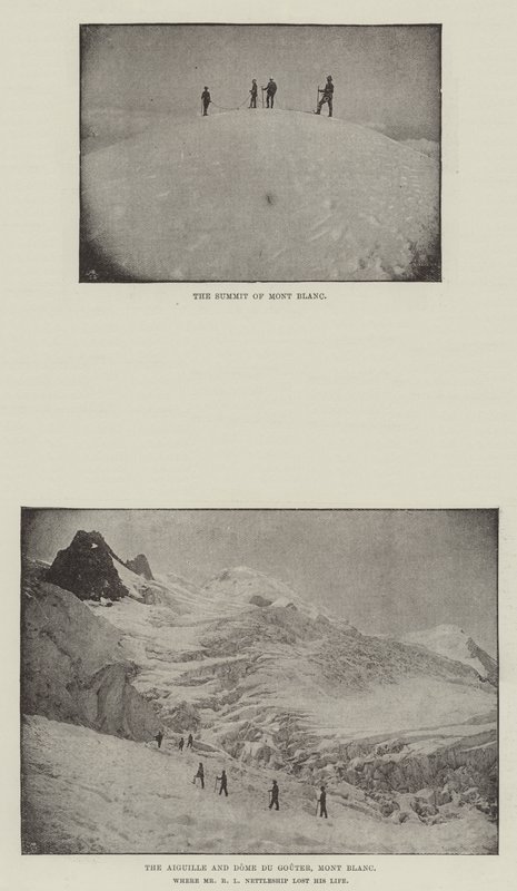 A subida do Mont Blanc de English Photographer