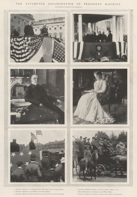 A tentativa de assassinato do Presidente McKinley de English Photographer