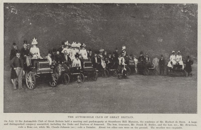 O Automóvel Clube da Grã-Bretanha de English Photographer