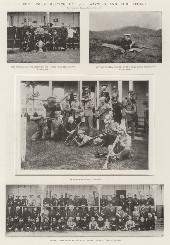 O Bisley Meeting de 1901, vencedores e concorrentes de English Photographer