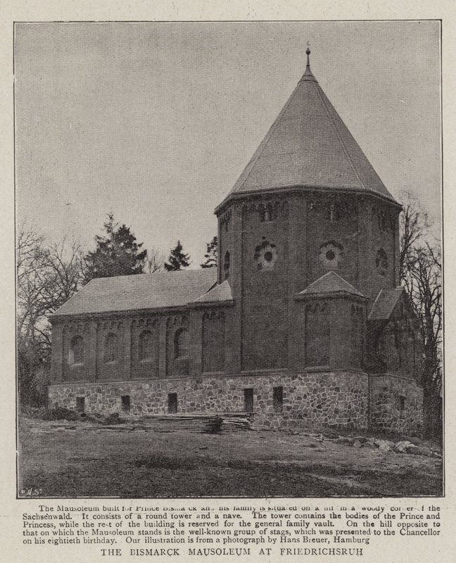 O Mausoléu de Bismarck em Friedrichsruh de English Photographer