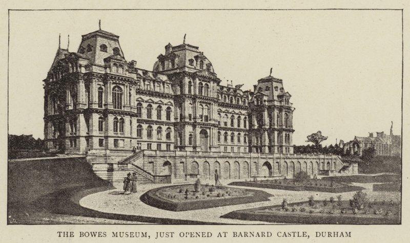 O Museu Bowes, acaba de abrir em Barnard Castle, Durham de English Photographer