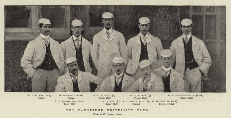 A equipe da Universidade de Cambridge de English Photographer