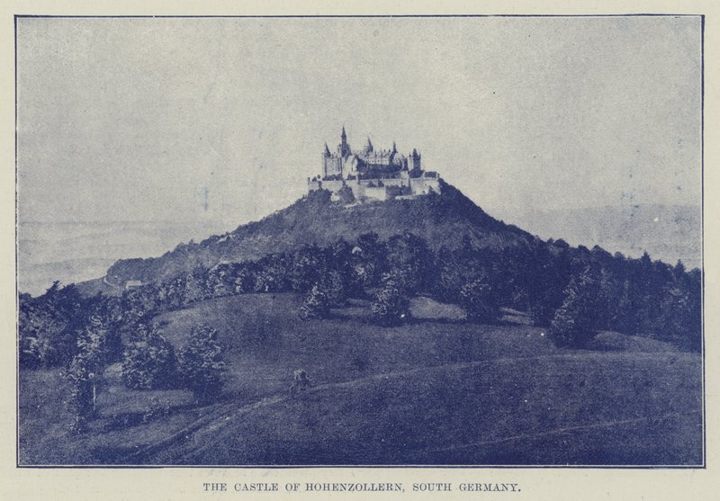 O Castelo de Hohenzollern, sul da Alemanha de English Photographer