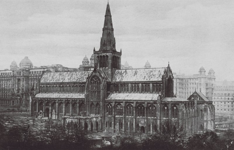 A Catedral, Glasgow (foto a p/b) de English Photographer