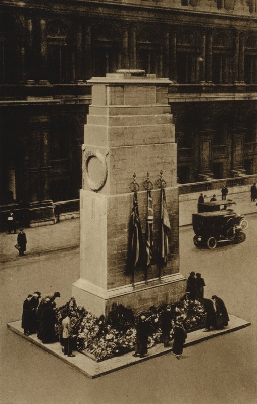 The Cenotaph, Whitehall, Londres (foto a p/b) de English Photographer