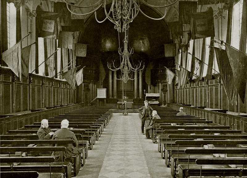 The Chapel, Chelsea Hospital (foto a p/b) de English Photographer