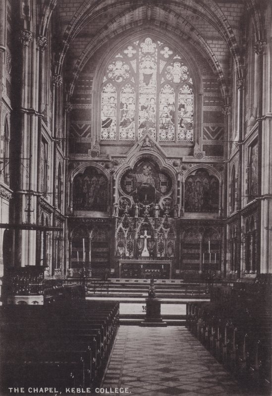 A capela, faculdade de Keble de English Photographer