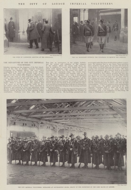Voluntários Imperiais da Cidade de Londres de English Photographer